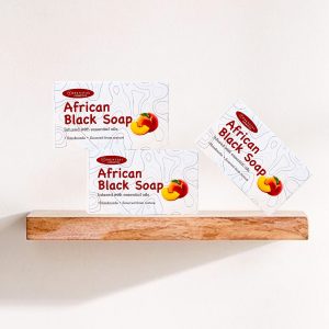 African black soap bar